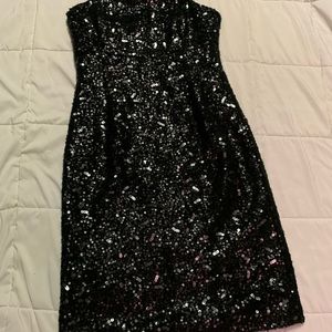 Banana Republic Sequin Strapless Dress